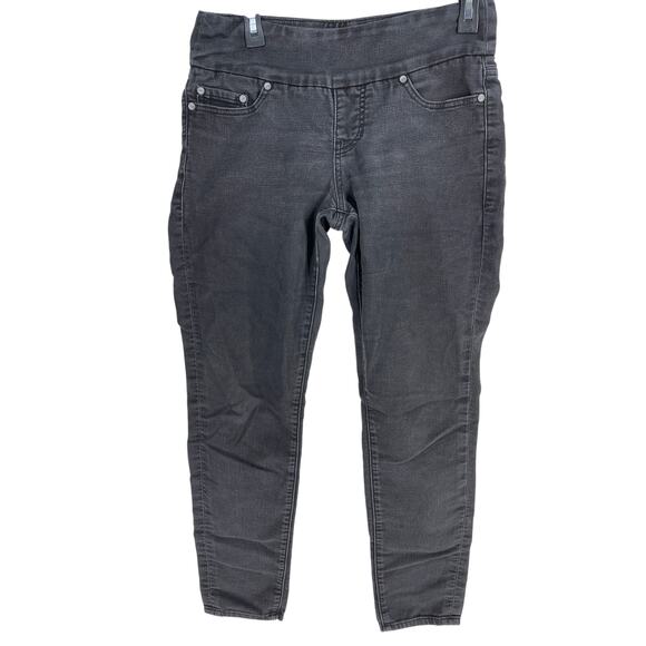 JAG Pull On Jeans Womens Size 4 Gray High Rise Skinny Stretch Denim Cotton Blend - Picture 1 of 6